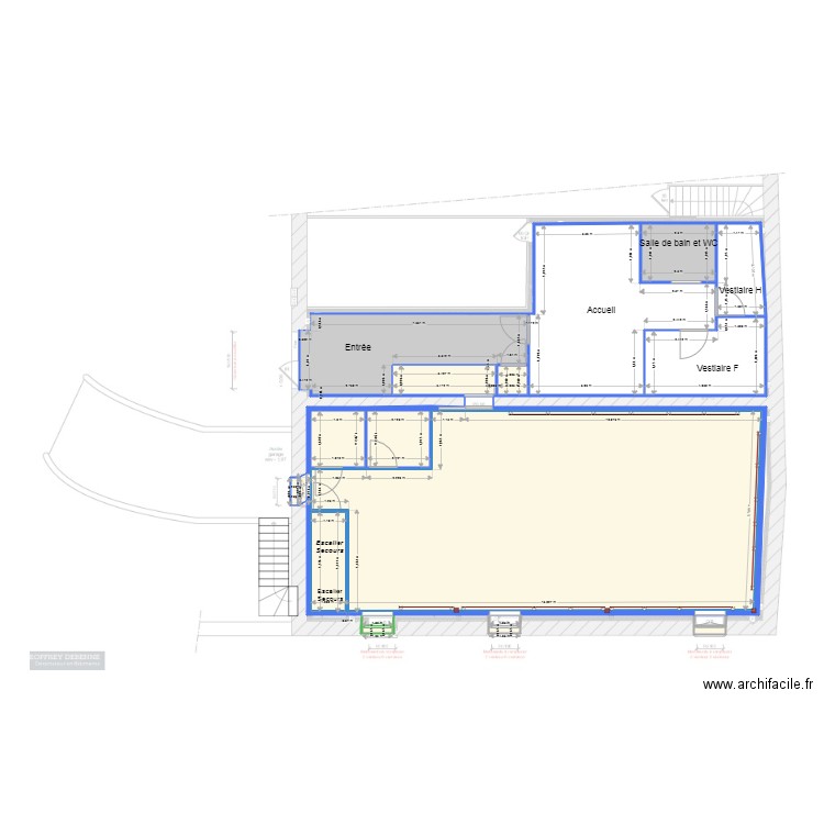 Salle de danse 2. Plan de 0 pièce et 0 m2