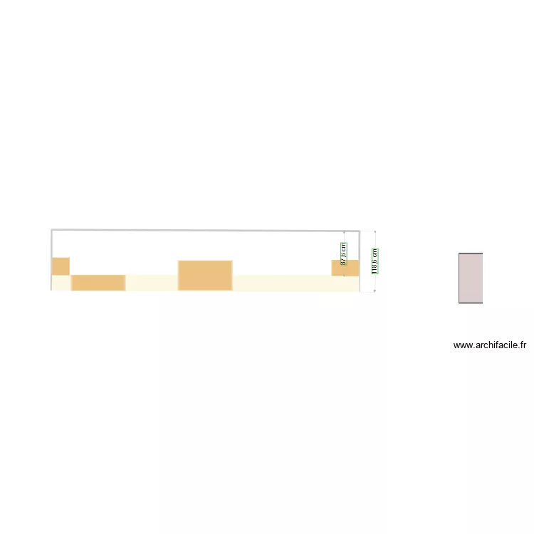 BALCON FILANT NICOLE. Plan de 