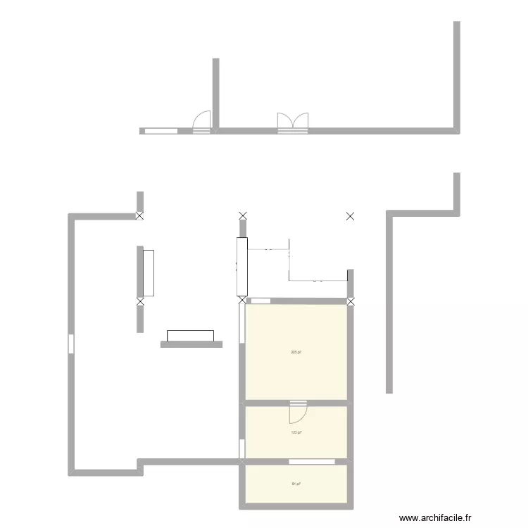 Centre de location. Plan de 