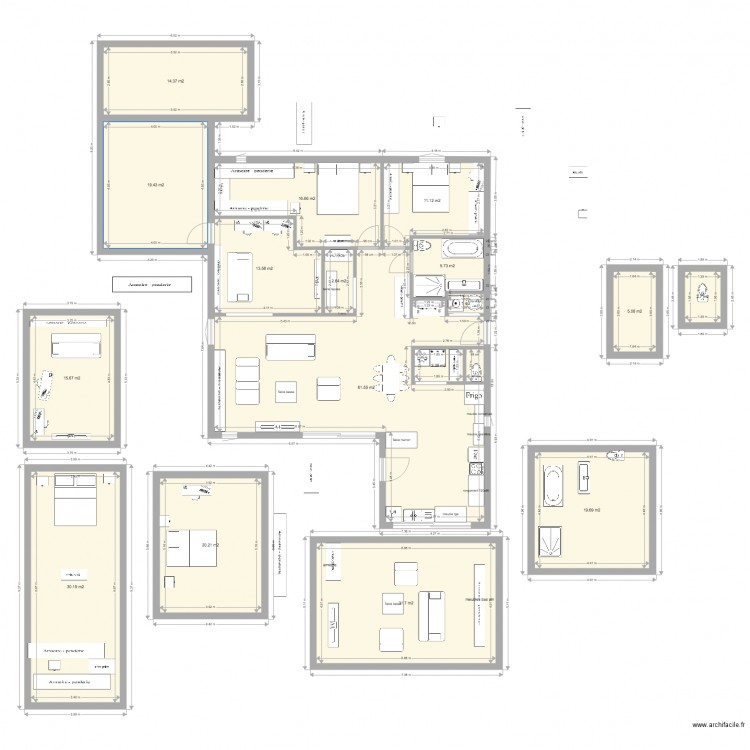 maison36. Plan de 0 pièce et 0 m2