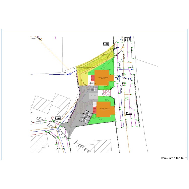 Ile d'Yeu - Prée Potée. Plan de 0 pièce et 0 m2