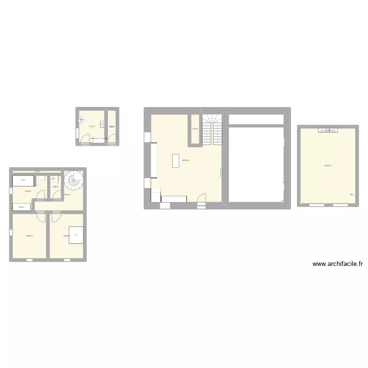 maison charras. Plan de 