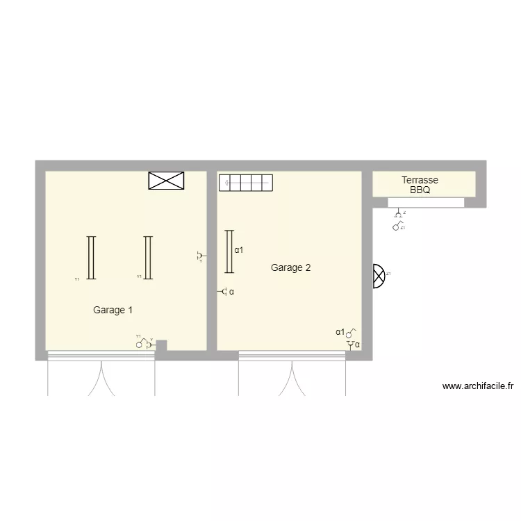 Jonathan Garages. Plan de 