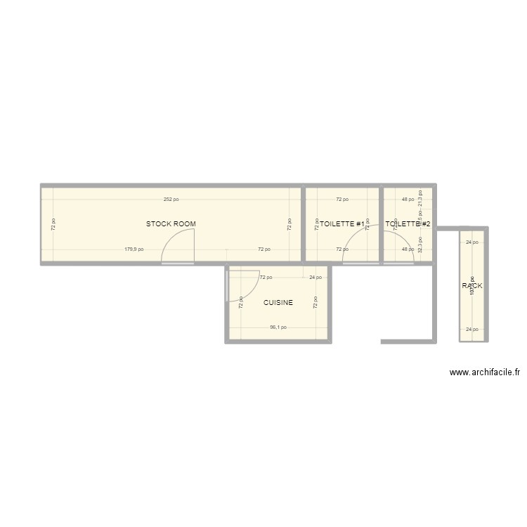 SHOP. Plan de 0 pièce et 0 m2