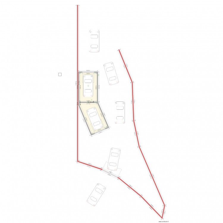 Double garage   atelier en L titoupacas 4. Plan de 0 pièce et 0 m2