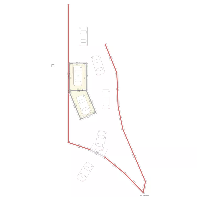 Double garage   atelier en L titoupacas 4. Plan de 