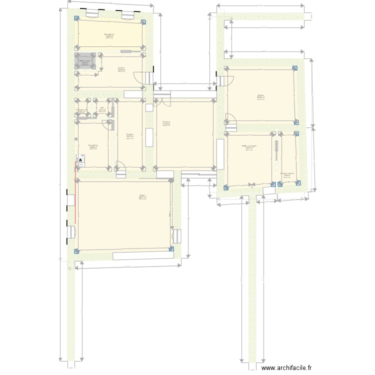 Patate House Plomberie RDC. Plan de 0 pièce et 0 m2