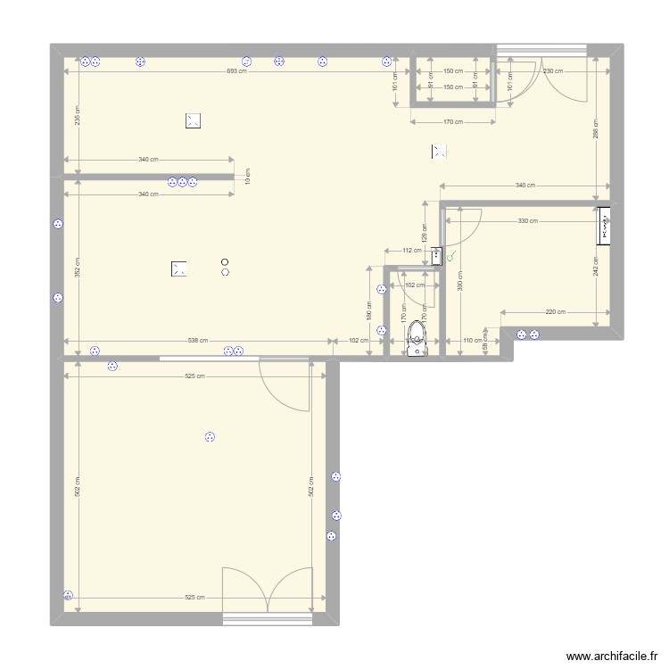 labo vide. Plan de 0 pièce et 0 m2