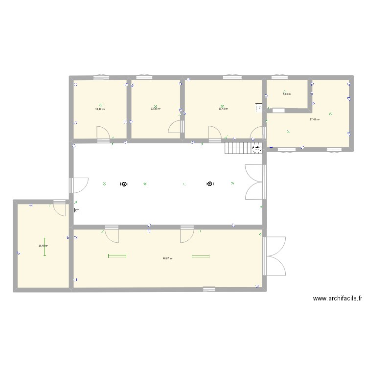 maison. Plan de 0 pièce et 0 m2