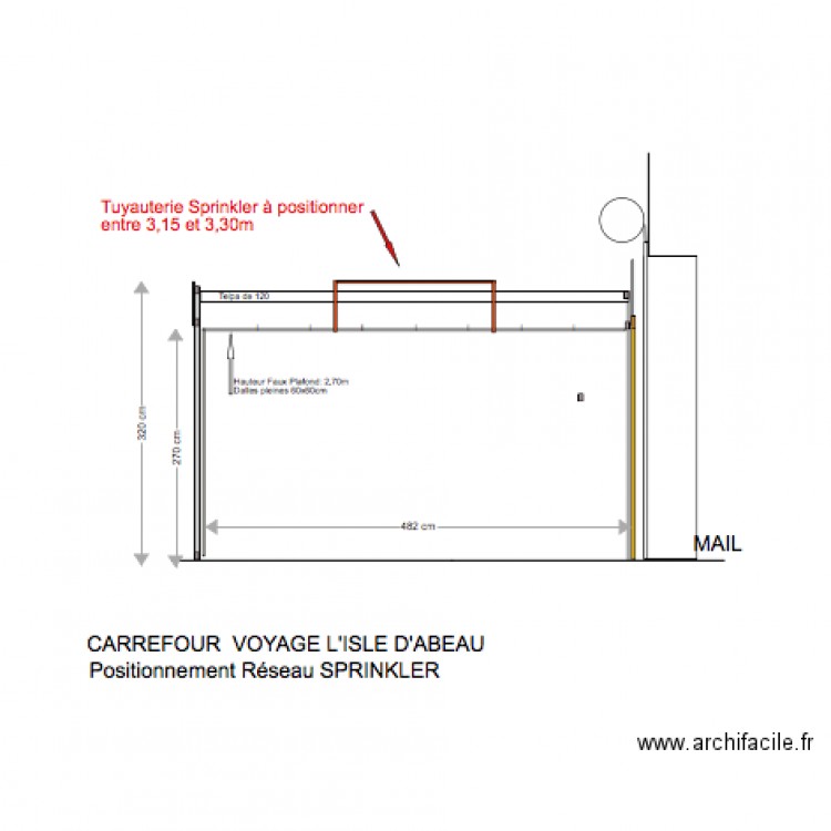 Coupe VOYAGE. Plan de 0 pièce et 0 m2