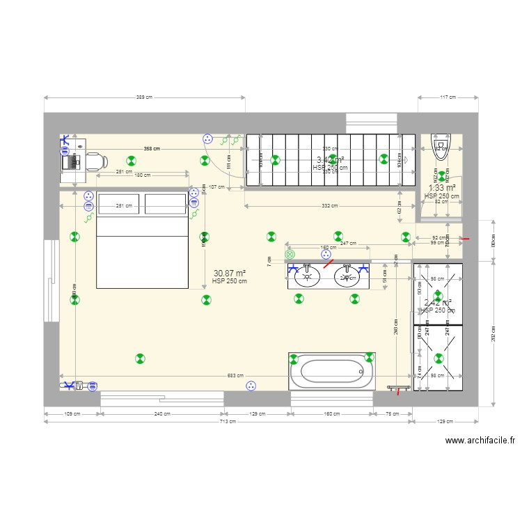 Tritons ch maitre V3 1007 elec. Plan de 0 pièce et 0 m2