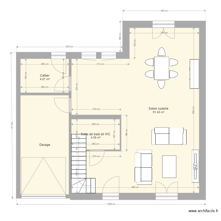 vellumylum fleurines rdc. Plan de 0 pièce et 0 m2