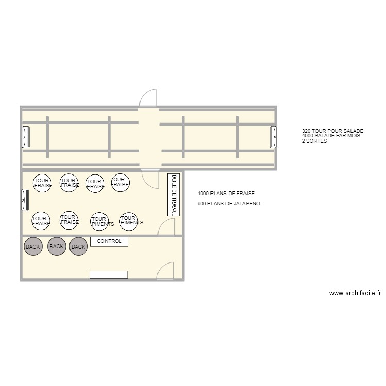 BIONOVA BROSSARD. Plan de 5 pièces et 80 m2