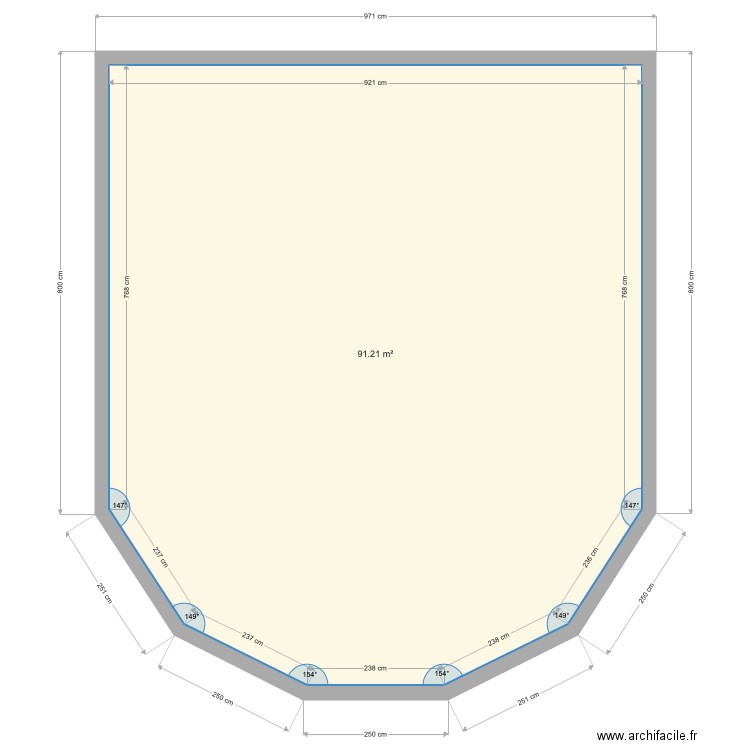 PLAN DE BASE 1. Plan de 0 pièce et 0 m2