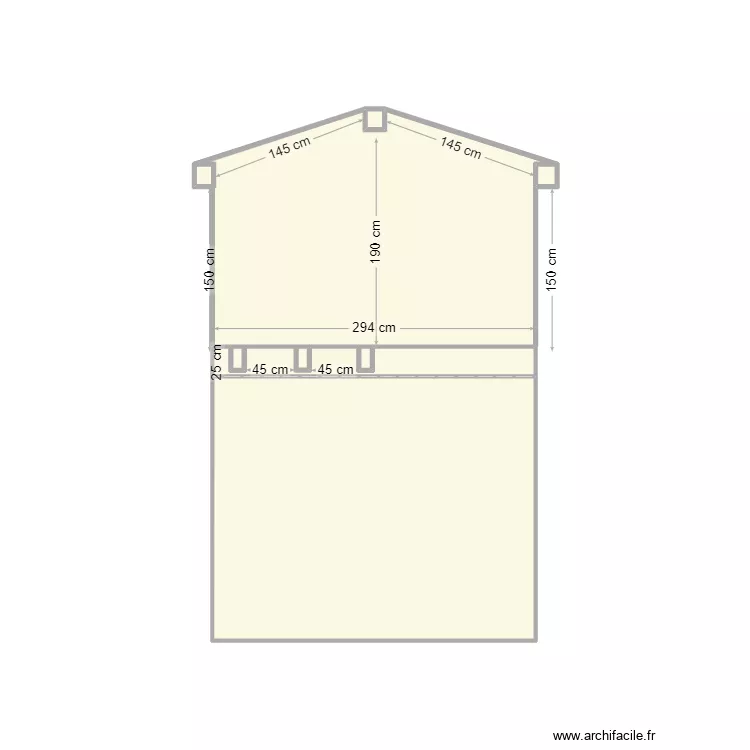 projet royan. Plan de 