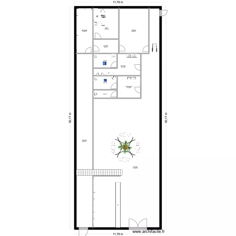 Atlas Lounge 1. Plan de 