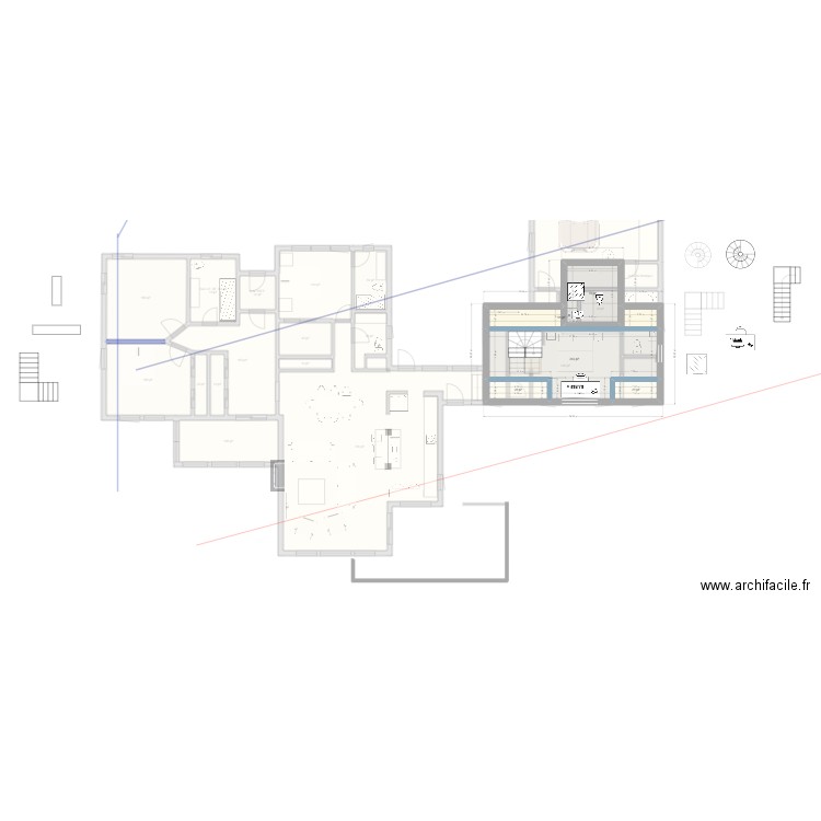 PLAN RENO GARAGE 3. Plan de 27 pièces et 283 m2