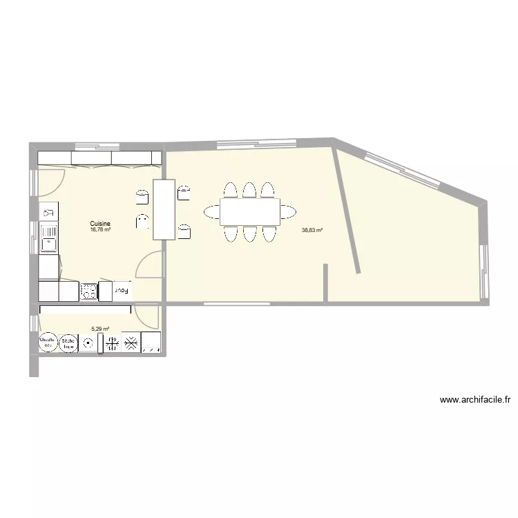 homeone. Plan de 6  et 116 m²