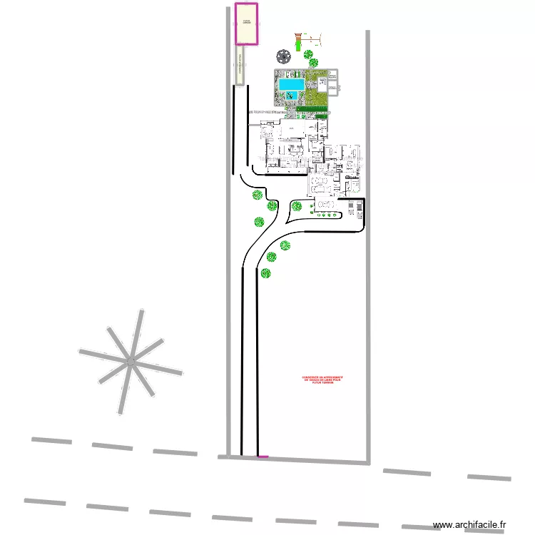 VERSION FINALE INVERS&Eacute;. Plan de 2  et 95 m²
