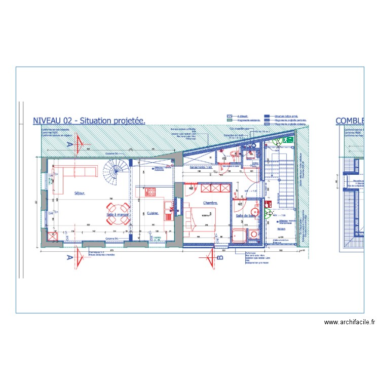 Plan electrique communs R2 DUWEZ. Plan de 0 pièce et 0 m2