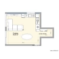 plan 2 salon cuisine L