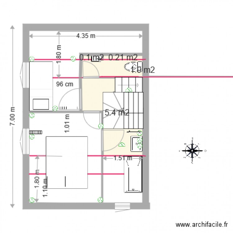 VB 1 Deuxieme quart T. Plan de 0 pièce et 0 m2