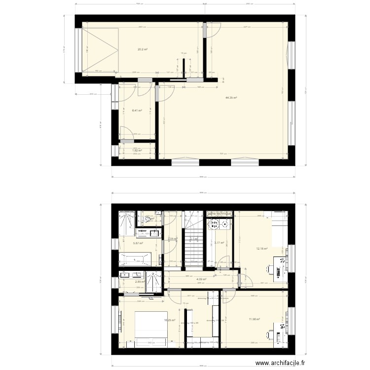 SG JLG modif. Plan de 0 pièce et 0 m2