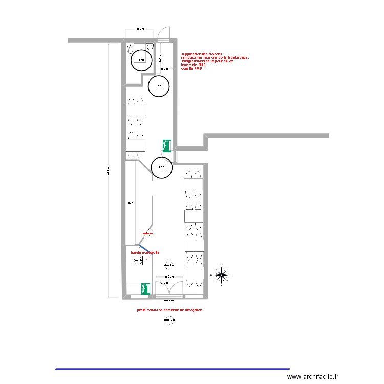 LE MONTI TRAVAUX. Plan de 0 pièce et 0 m2