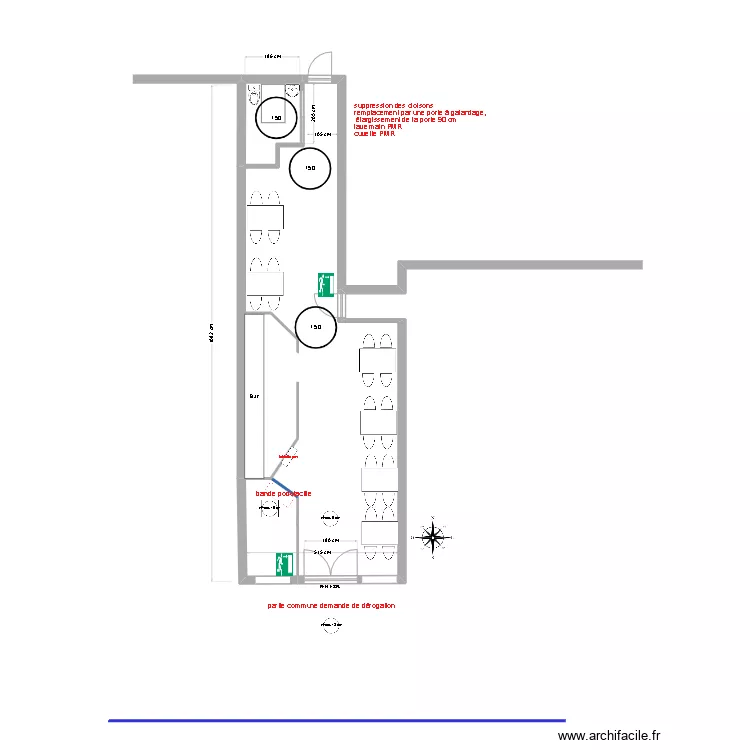 LE MONTI TRAVAUX. Plan de 0 pièce et 0 m2