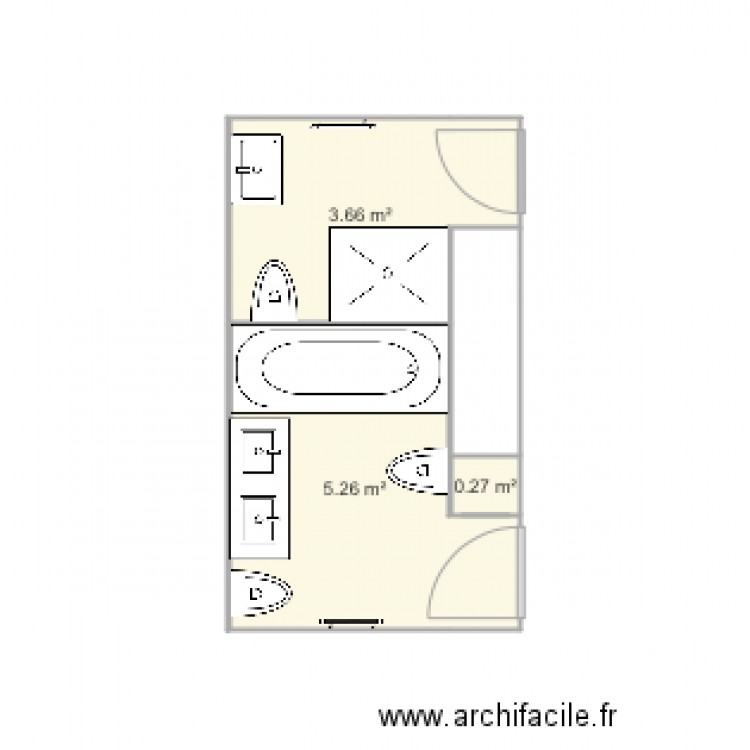 Bains Bellet. Plan de 0 pièce et 0 m2