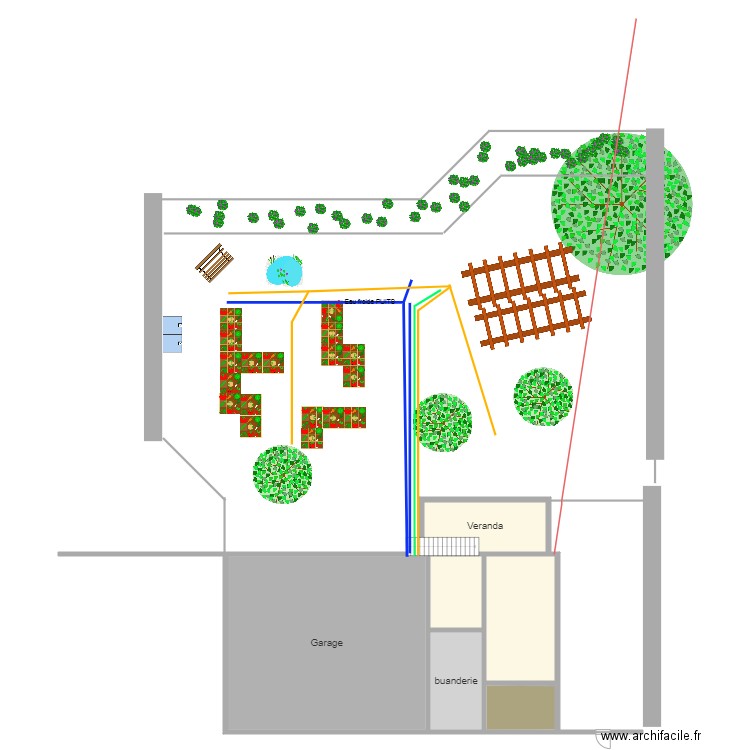 jardin balsch. Plan de 0 pièce et 0 m2