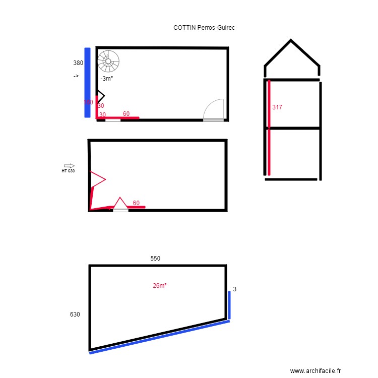 COTTIN1. Plan de 0 pièce et 0 m2