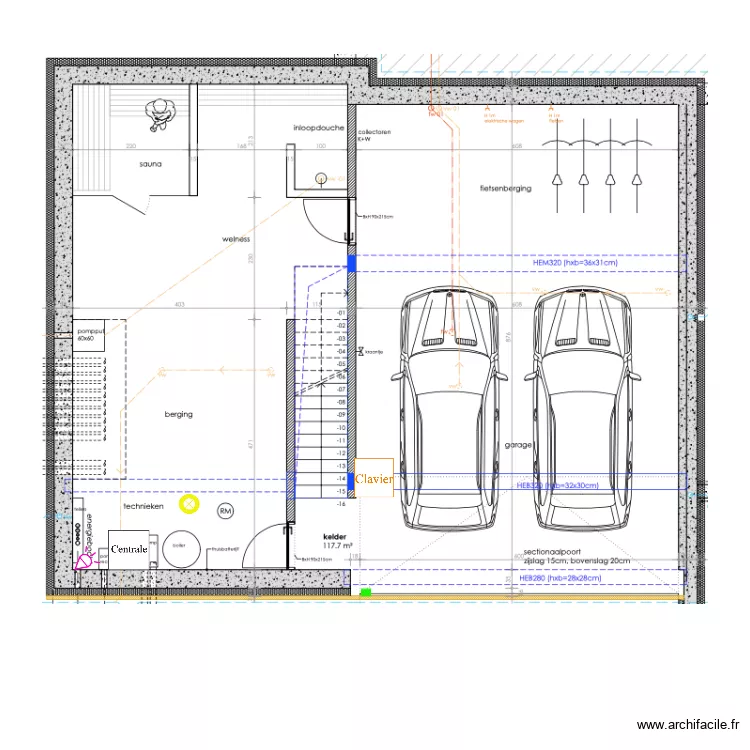 Suetens garage . Plan de Suetens garage . Plan de