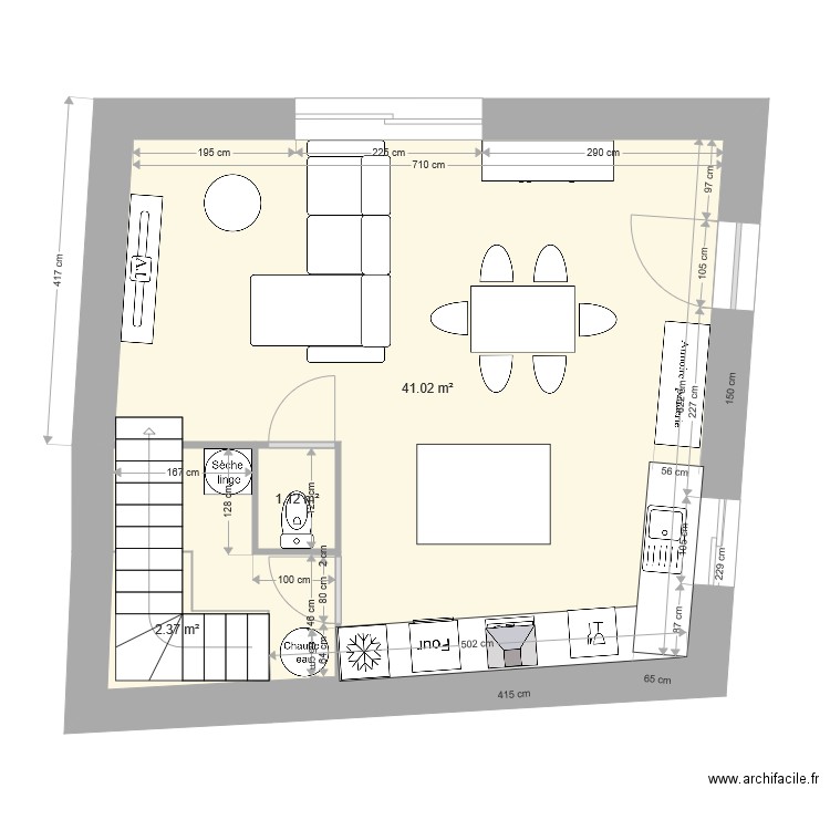 quentin rdc  bon. Plan de 0 pièce et 0 m2