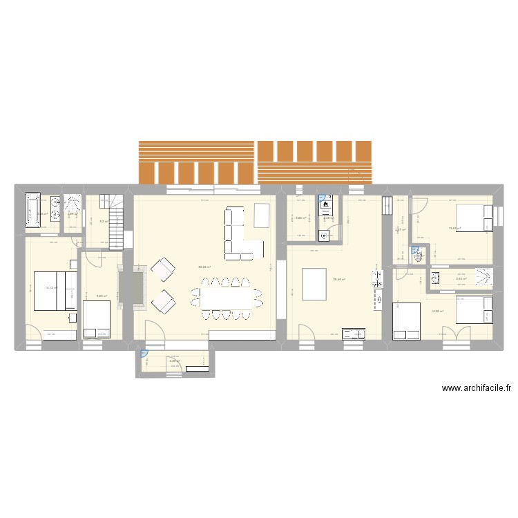 MAISON SOMMECAISE MODIF CAT. Plan de 0 pièce et 0 m2