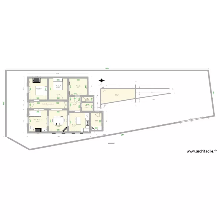 Dom travaux 33 avec plan cadastre. Plan de Dom travaux 33 avec plan cadastre. Plan de