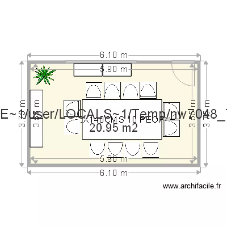 SIMPSON 10 PEOPLE. Plan de 