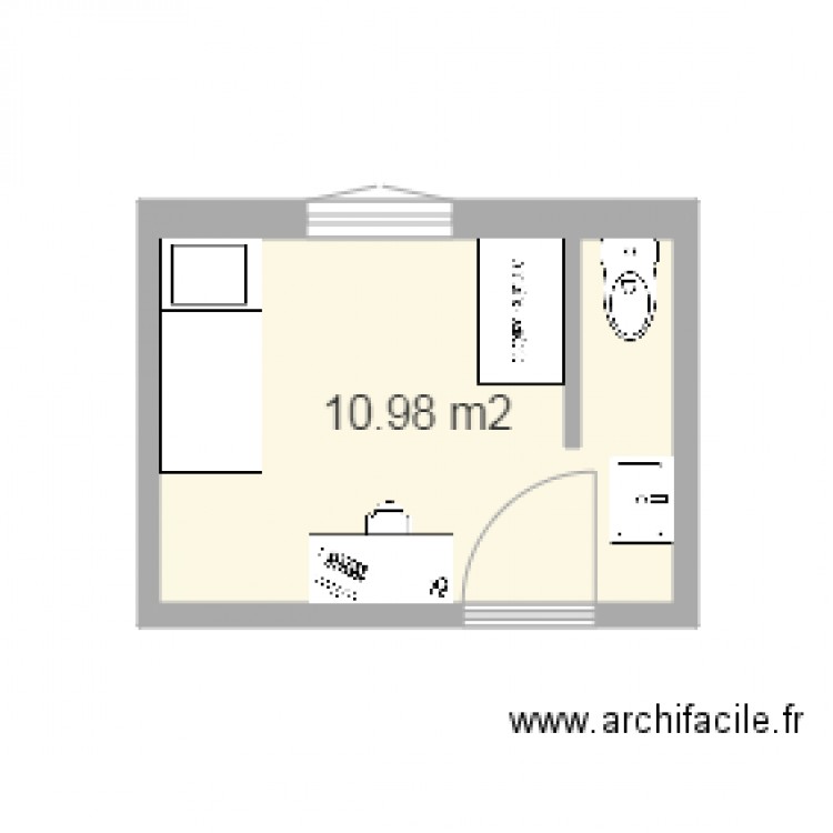 chambre Internat Bas bourg. Plan de 0 pièce et 0 m2