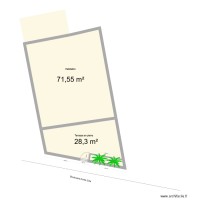 Plan de masse avant rénovation