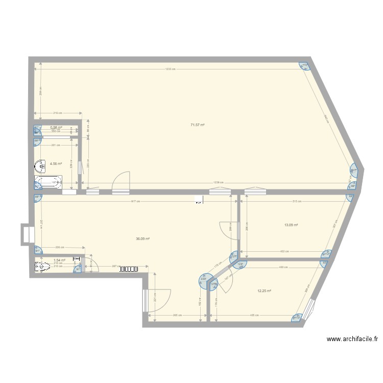 Cagnes actuel. Plan de 0 pièce et 0 m2