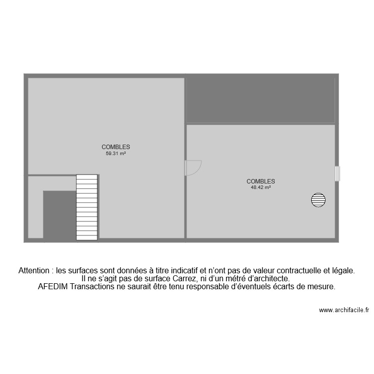 BI 5168 COMBLES. Plan de 0 pièce et 0 m2