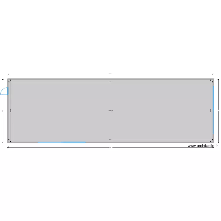 Curia DEA 27x87. Plan de 