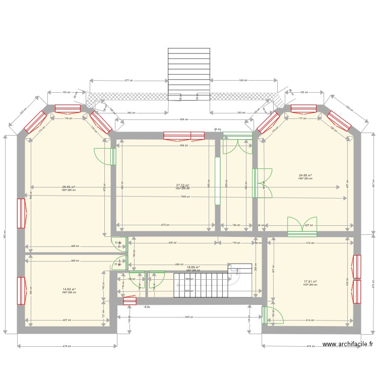 RCH int  . Plan de 0 pièce et 0 m2