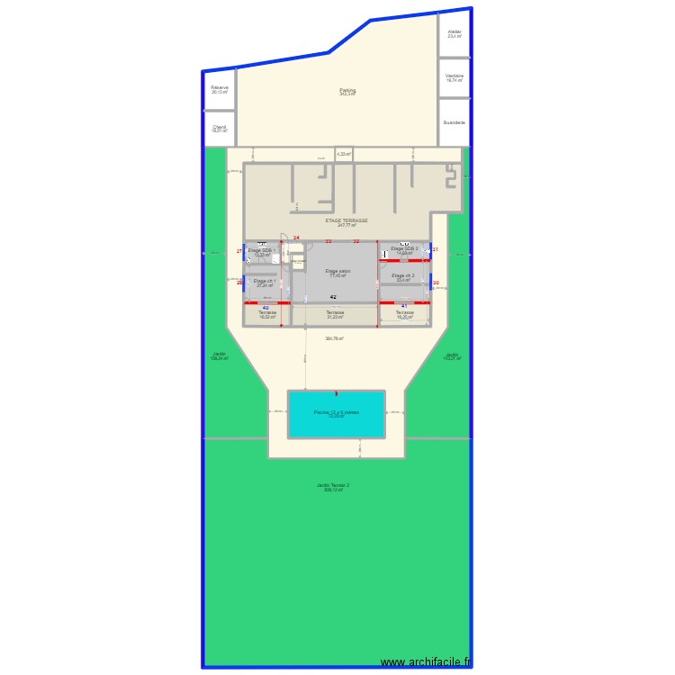 A LG 500. Plan de 0 pièce et 0 m2