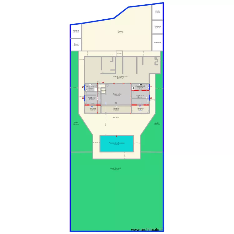 A LG 500. Plan de 