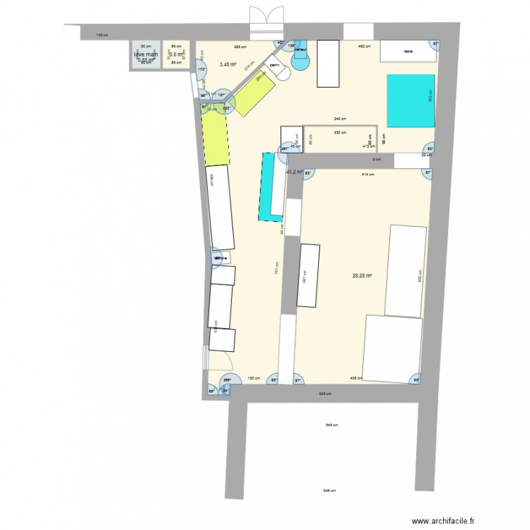  labo st palais2 sept 2016. Plan de 0 pièce et 0 m2