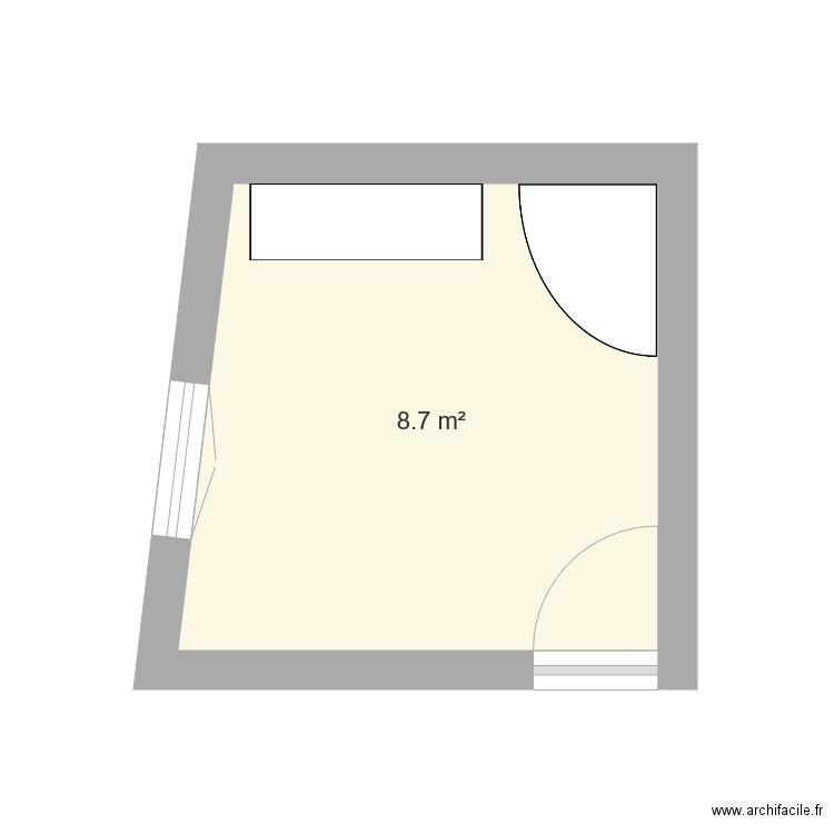 bureau. Plan de 0 pièce et 0 m2