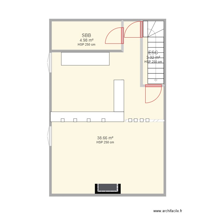 PLAN EXISTANT 2EME ET. Plan de 0 pièce et 0 m2