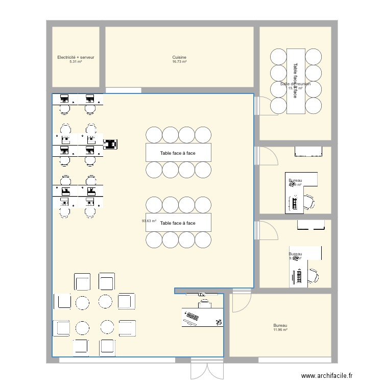 Coworking 2. Plan de 0 pièce et 0 m2