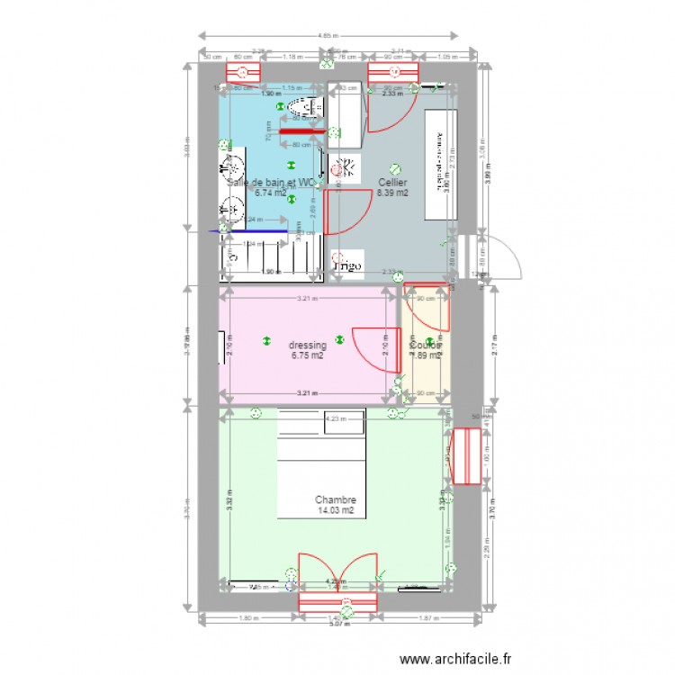 extension 4 pièces 38m hab 10 juin. Plan de 0 pièce et 0 m2